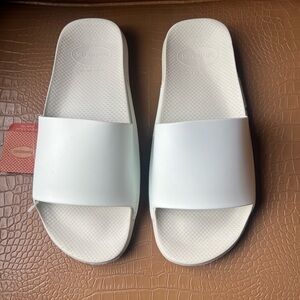 Havaianas Women's Slide Classic Sandal White Sze 13